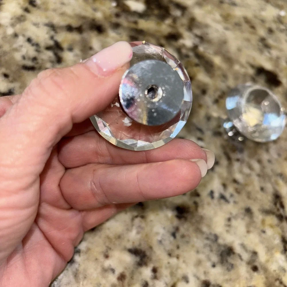GlideRite‎ K9 Crystal Diamond Cabinet Dresser Drawer Hardware Knob 3538